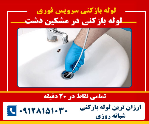 لوله بازکنی در مشکین دشت