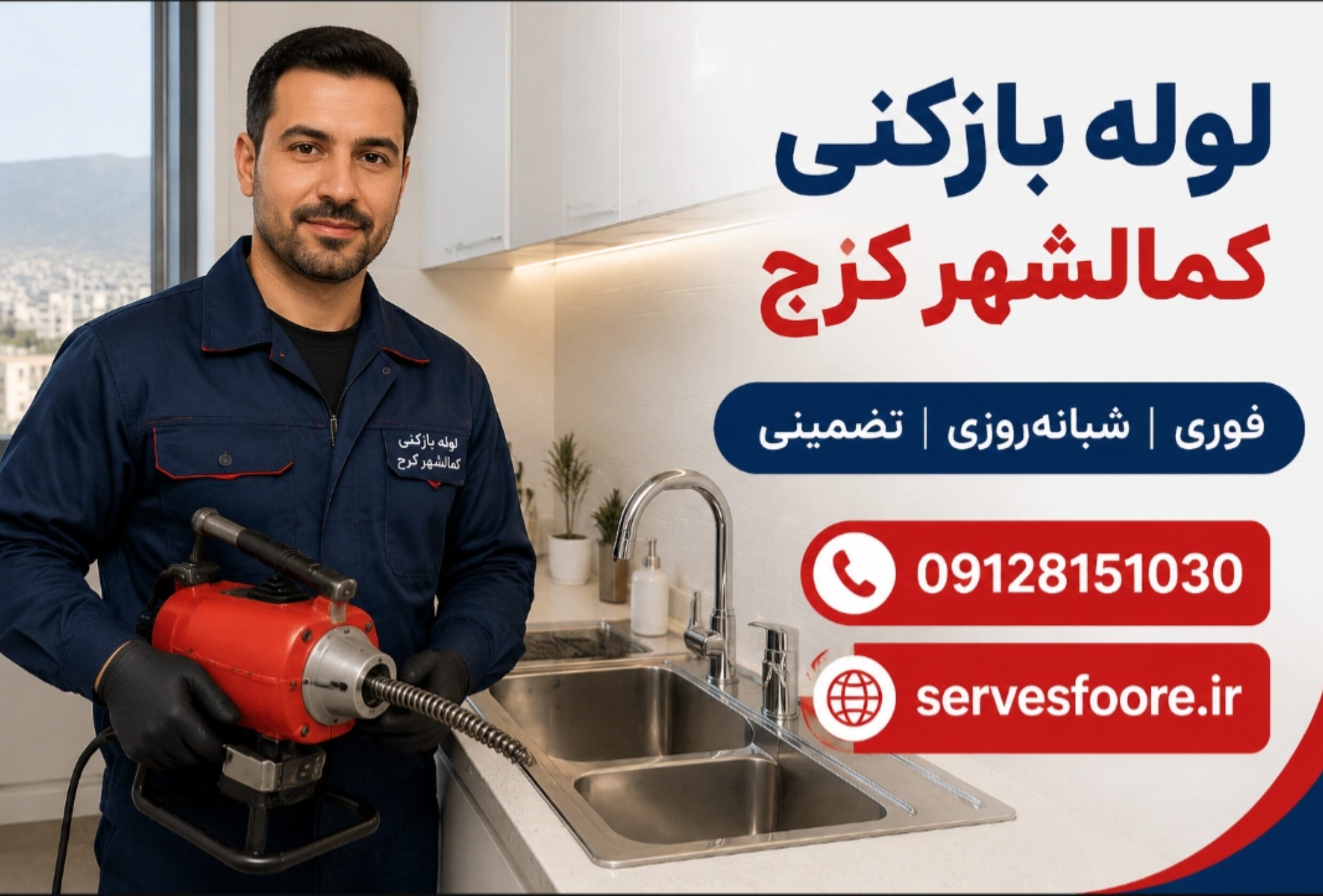 لوله بازکنی کمالشهر کرج